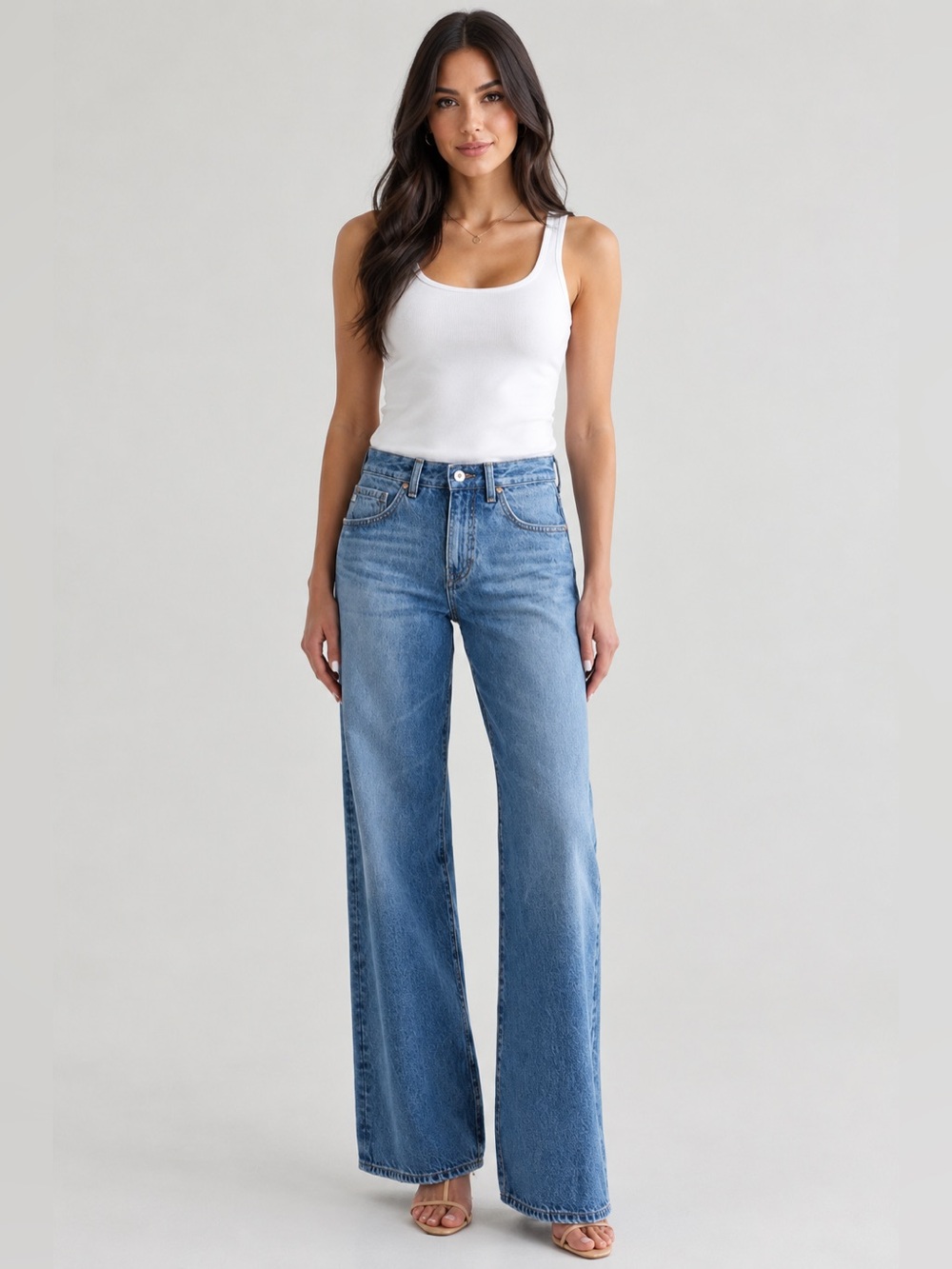 NWT AG Adria Low Rise Baggy Wide Leg Jeans SZ 29 in DONCASTER